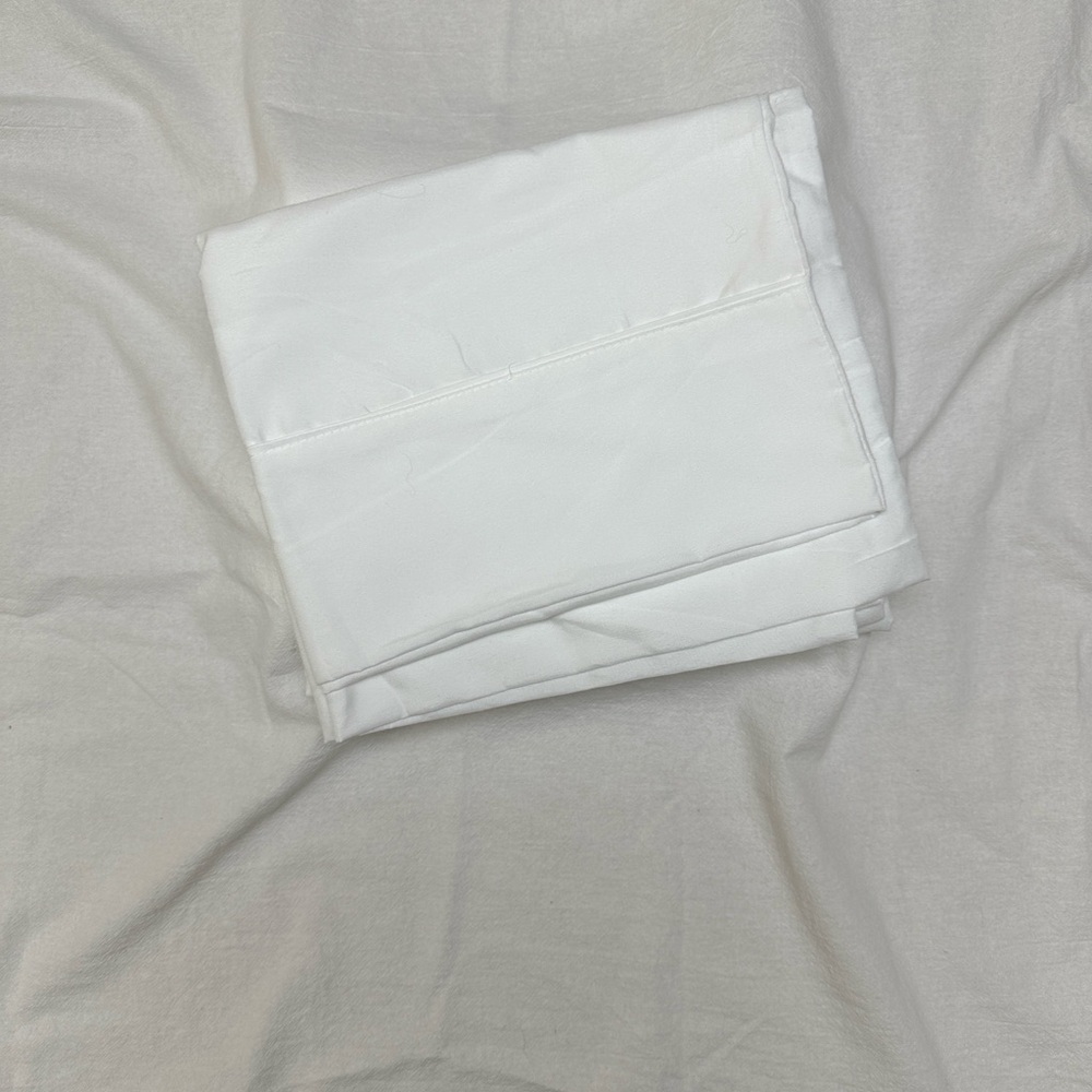 White King Pillowcases. SET OF TWO.
